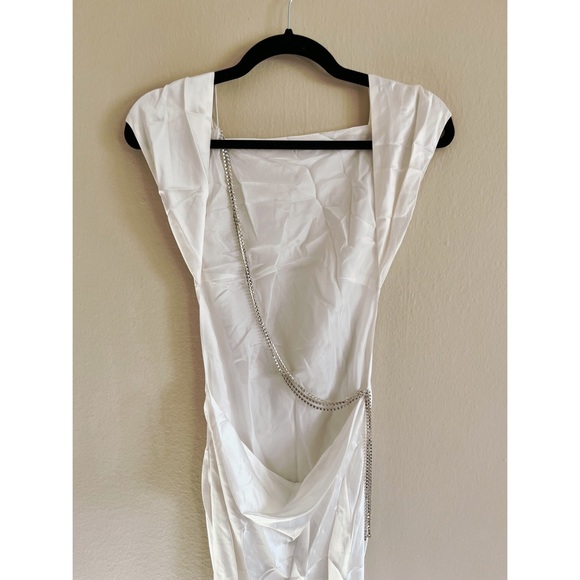 NWOT The Bar Pierre Gown Blanc Size 0 - Picture 9 of 13